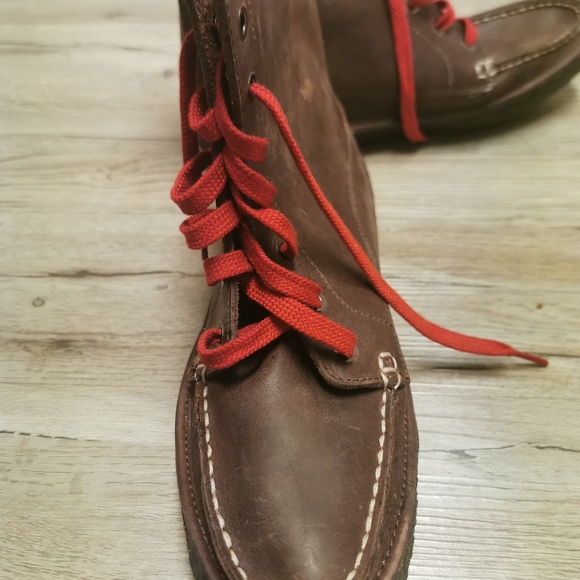 Nwob, SeaVees walnut leather boots, 9.5 - Picture 3 of 8